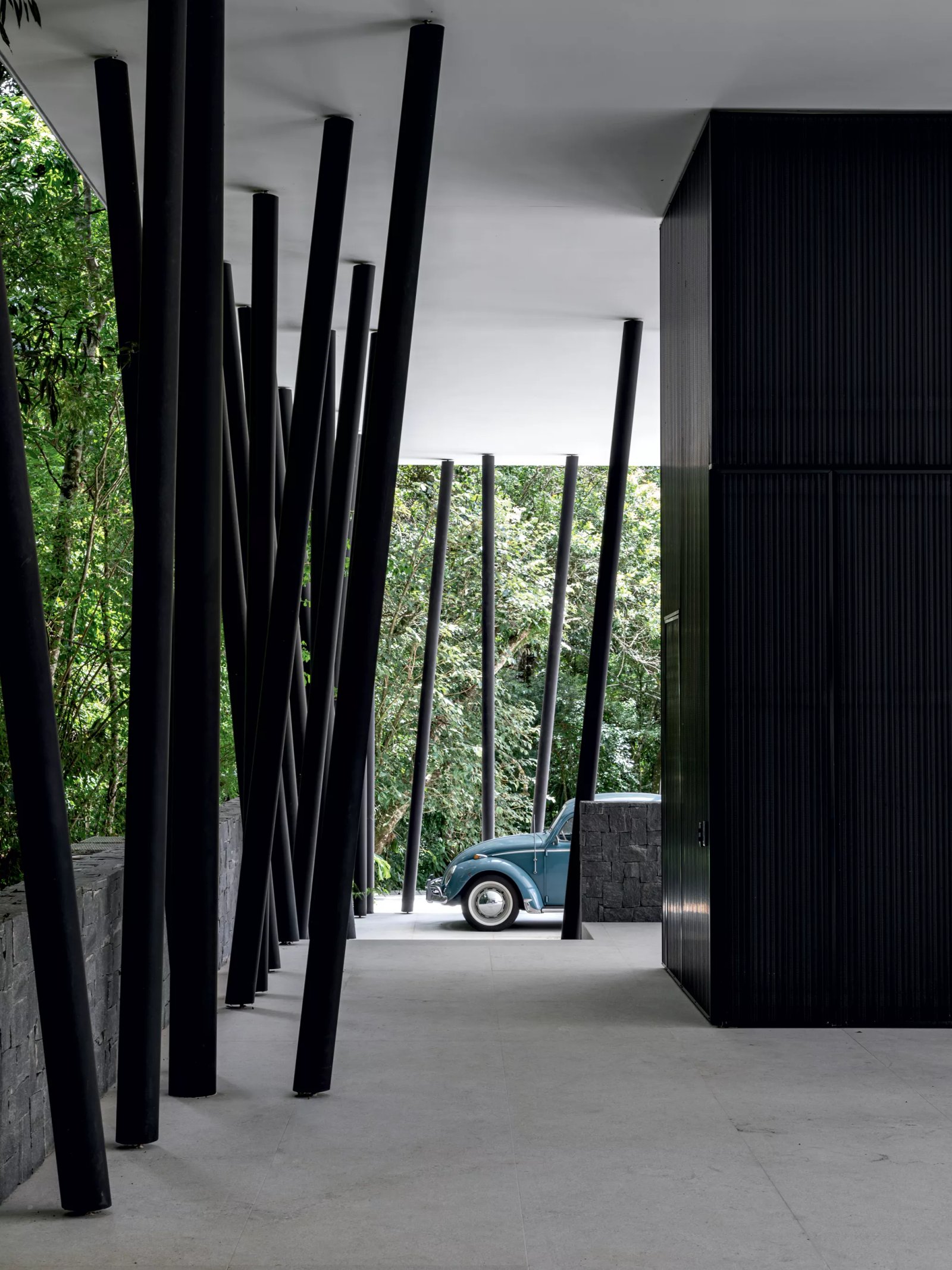 Integração dos interiores com a natureza